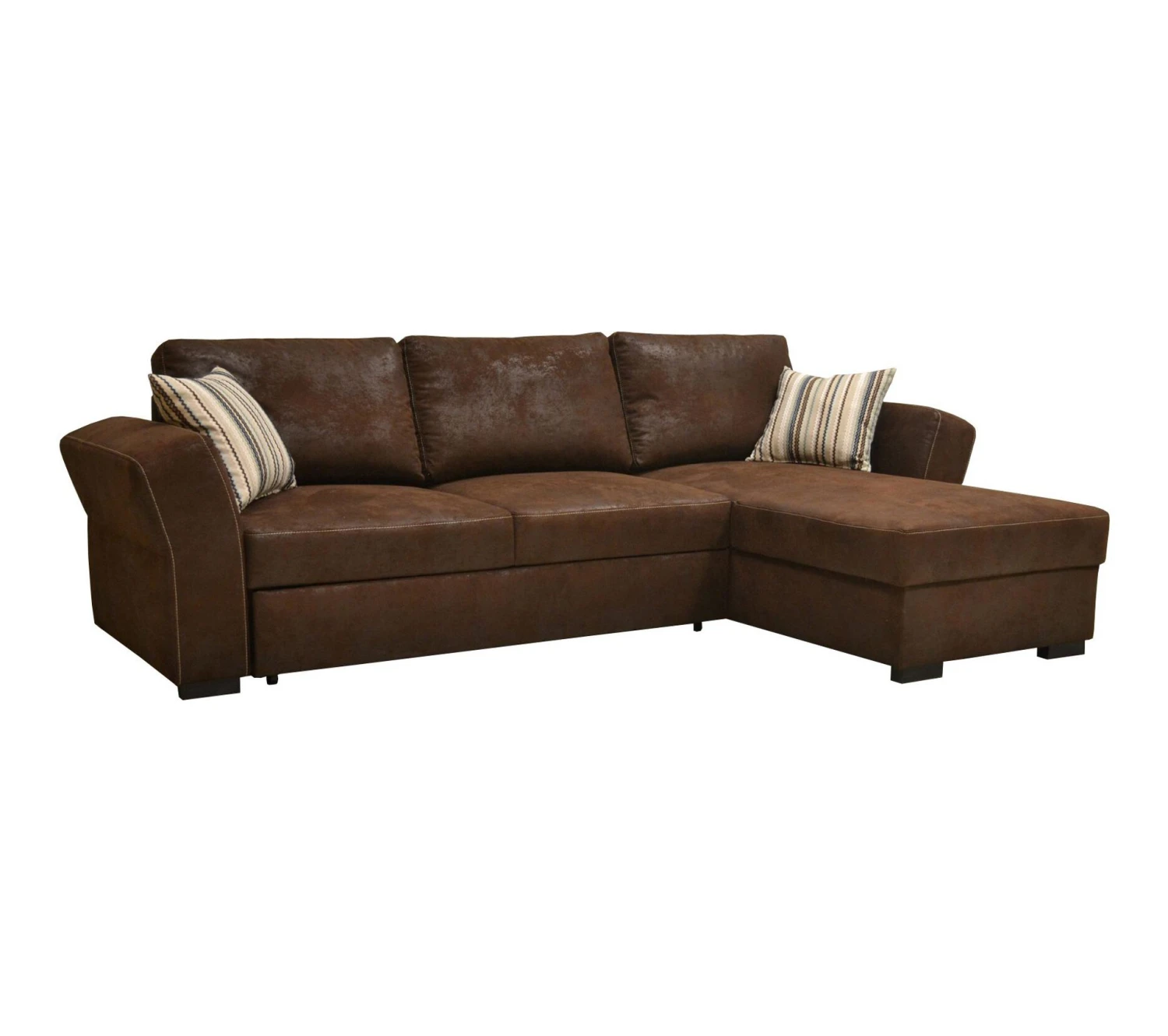 De gros 👏 TIME Canapé convertible méridienne réversible CASABLANCA tissu Gobi marron 4 ✨ 5 De gros 👏 TIME Canapé convertible méridienne réversible CASABLANCA tissu Gobi marron 4 ✨ – Image 4