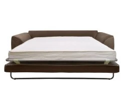 Meilleur prix 🎁 TIME Canap&eacute; 3 places convertible SAGA tissu trinity cacao 6 👏 -Espace Déco Magasin 3544740026113 VO