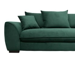 Coupon 🎁 TIME Canap&eacute; 3 places convertible SAGA tissu trinity green 28 👍 -Espace Déco Magasin 3544740026144 A