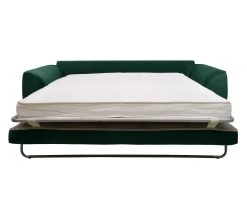 Coupon 🎁 TIME Canap&eacute; 3 places convertible SAGA tissu trinity green 28 👍 -Espace Déco Magasin 3544740026144 VO