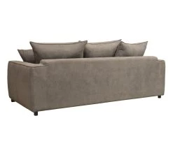 Le moins cher 😀 TIME Canap&eacute; 3 places convertible SAGA tissu regain taupe 10 🛒 -Espace Déco Magasin 3544740026205 R