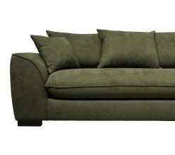 Sortie 👍 TIME Canap&eacute; 3 places convertible SAGA tissu regain kaki 156 🌟 -Espace Déco Magasin 3544740026243 A