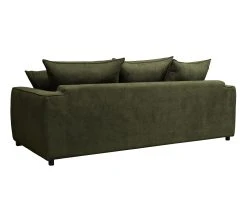 Sortie 👍 TIME Canap&eacute; 3 places convertible SAGA tissu regain kaki 156 🌟 -Espace Déco Magasin 3544740026243 R