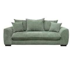 Remise ✨ TIME Canapé 3 places convertible SAGA tissu sally amande 21 ❤️