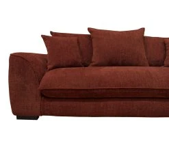 Meilleur prix 🎁 TIME Canap&eacute; 3 places convertible SAGA tissu sally bordeaux 9 🎉 -Espace Déco Magasin 3544740026311 A