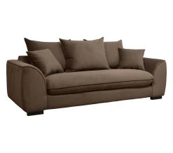 Sortie ✔️ TIME Canap&eacute; 3 places SAGA tissu trinity cacao 6 😍 -Espace Déco Magasin 3544740026380 Q