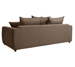 Sortie ✔️ TIME Canap&eacute; 3 places SAGA tissu trinity cacao 6 😍 -Espace Déco Magasin 3544740026380 R