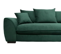 Meilleure vente 🎁 TIME Canap&eacute; 3 places SAGA tissu trinity green 28 ❤️ -Espace Déco Magasin 3544740026410 A