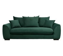 Meilleure vente 🎁 TIME Canap&eacute; 3 places SAGA tissu trinity green 28 ❤️ -Espace Déco Magasin 3544740026410 F