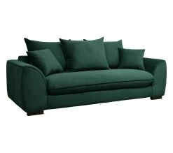 Meilleure vente 🎁 TIME Canap&eacute; 3 places SAGA tissu trinity green 28 ❤️ -Espace Déco Magasin 3544740026410 Q