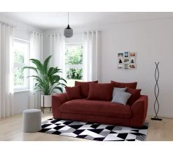 Top 10 🧨 TIME Canap&eacute; 3 places SAGA tissu sally bordeaux 9 🛒