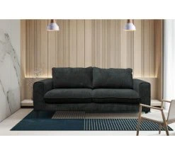 Coupon 🔔 TIME Canap&eacute; 3 places semi express ARTHUR tissu sally nuit col 21 😀