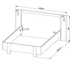 Les meilleures critiques de ⌛ TIME Lit 140x190 cm DISTRICT imitation ch&ecirc;ne et noir 😍 -Espace Déco Magasin 3605095772169 Z1