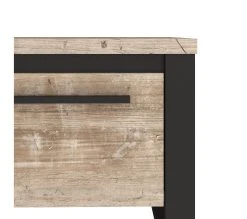 Meilleur prix 🥰 TIME Chevet 1 tiroir DISTRICT imitation ch&ecirc;ne et noir 😍 -Espace Déco Magasin 3605095773210 A