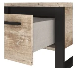 Meilleur prix 🥰 TIME Chevet 1 tiroir DISTRICT imitation ch&ecirc;ne et noir 😍 -Espace Déco Magasin 3605095773210 D