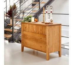 De gros ✨ TIME Commode 3 tiroirs EQUATORIA pin massif 👏 -Espace Déco Magasin 3609130013361 AMB31