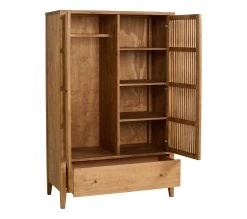 Les meilleures critiques de ✨ TIME Armoire 2 portes battantes 1 tiroir L.115 cm EQUATORIA pin massif 🛒 -Espace Déco Magasin 3609130013385 VO