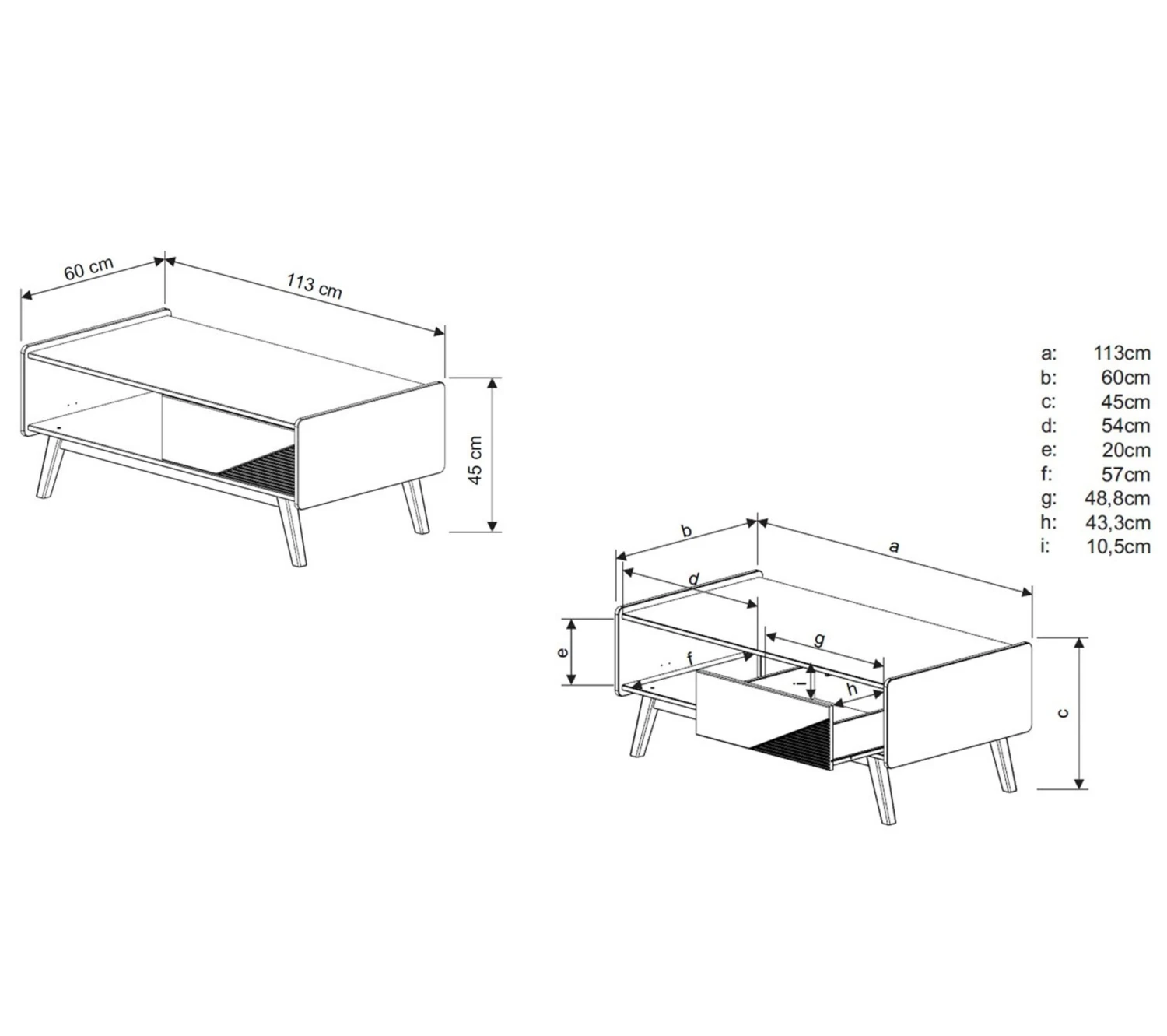Meilleure vente ✨ TIME Table basse CLAUDIA pin massif foncé ✨ 11 Meilleure vente ✨ TIME Table basse CLAUDIA pin massif foncé ✨ – Image 9