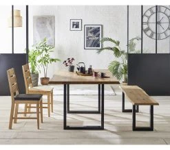 Acheter ⌛ TIME Table rectangulaire L.180 EMMA ch&ecirc;ne massif 🎉 -Espace Déco Magasin 3877000686483 AMB2