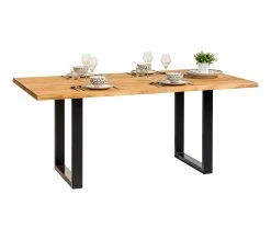 Acheter ⌛ TIME Table rectangulaire L.180 EMMA ch&ecirc;ne massif 🎉 -Espace Déco Magasin 3877000686483 Z2