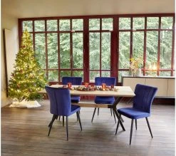 Sortie ✔️ TIME Table L.180 EMELINE ch&ecirc;ne massif /m&eacute;tal noir 🔔 -Espace Déco Magasin 3877000686490 AMB9 102677