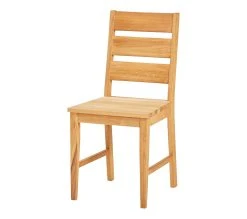 Remise 🤩 TIME Chaise EMMA ch&ecirc;ne massif ⌛ -Espace Déco Magasin 3877000686513 P