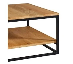 Budget 💯 TIME Table basse carr&eacute;e BROOKLYN Ch&ecirc;ne ⭐ -Espace Déco Magasin 3877000686728 D