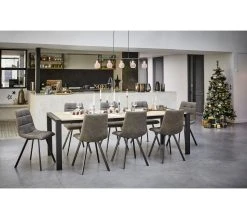 Coupon ❤️ TIME Table L.160/240 + allonges CAMDEN Ch&ecirc;ne sonoma/noir ✔️ -Espace Déco Magasin 4894223191159 AMB3