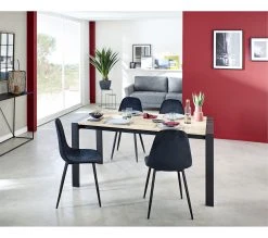 Coupon ❤️ TIME Table L.160/240 + allonges CAMDEN Ch&ecirc;ne sonoma/noir ✔️ -Espace Déco Magasin 4894223191159 AMB8