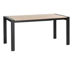 Grosses soldes 😍 TIME Table L.120/160 + allonge CAMDEN Ch&ecirc;ne sonoma/noir ✨ -Espace Déco Magasin 4894223204736 Z2