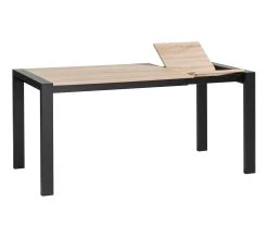 Grosses soldes 😍 TIME Table L.120/160 + allonge CAMDEN Ch&ecirc;ne sonoma/noir ✨ -Espace Déco Magasin 4894223204736 Z3