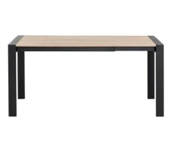 Grosses soldes 😍 TIME Table L.120/160 + allonge CAMDEN Ch&ecirc;ne sonoma/noir ✨ -Espace Déco Magasin 4894223204736 Z4