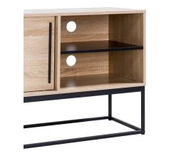 Budget 🛒 Meuble TV industriel TIME Noir/chêne VINCENTE 🛒 22 Budget 🛒 Meuble TV industriel TIME Noir/chêne VINCENTE 🛒 -Espace Déco Magasin 4894223213097 D