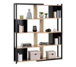 Remise 🤩 TIME S&eacute;paration dangle extensible SLIDE Imitation ch&ecirc;ne et noir ⭐ -Espace Déco Magasin 4894223213899 AMB2