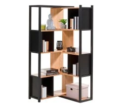 Remise 🤩 TIME S&eacute;paration dangle extensible SLIDE Imitation ch&ecirc;ne et noir ⭐ -Espace Déco Magasin 4894223213899 Z3