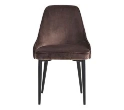 Acheter ❤️ TIME Chaise velours MARINETTE Taupe 🛒 -Espace Déco Magasin 4894223218832 F