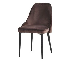 Acheter ❤️ TIME Chaise velours MARINETTE Taupe 🛒 -Espace Déco Magasin 4894223218832 P