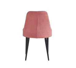 Grosses soldes ⌛ TIME Chaise tissu MARINETTE Corail ⌛ -Espace Déco Magasin 4894223218849 A