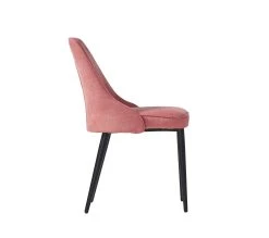 Grosses soldes ⌛ TIME Chaise tissu MARINETTE Corail ⌛ -Espace Déco Magasin 4894223218849 PK3