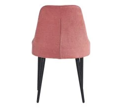 Grosses soldes ⌛ TIME Chaise tissu MARINETTE Corail ⌛ -Espace Déco Magasin 4894223218849 Z5