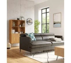 Meilleure vente 🤩 TIME Biblioth&egrave;que 2 portes COLUMBUS Imitation ch&ecirc;ne ⭐ -Espace Déco Magasin 4894223220309 AMB3D 176603