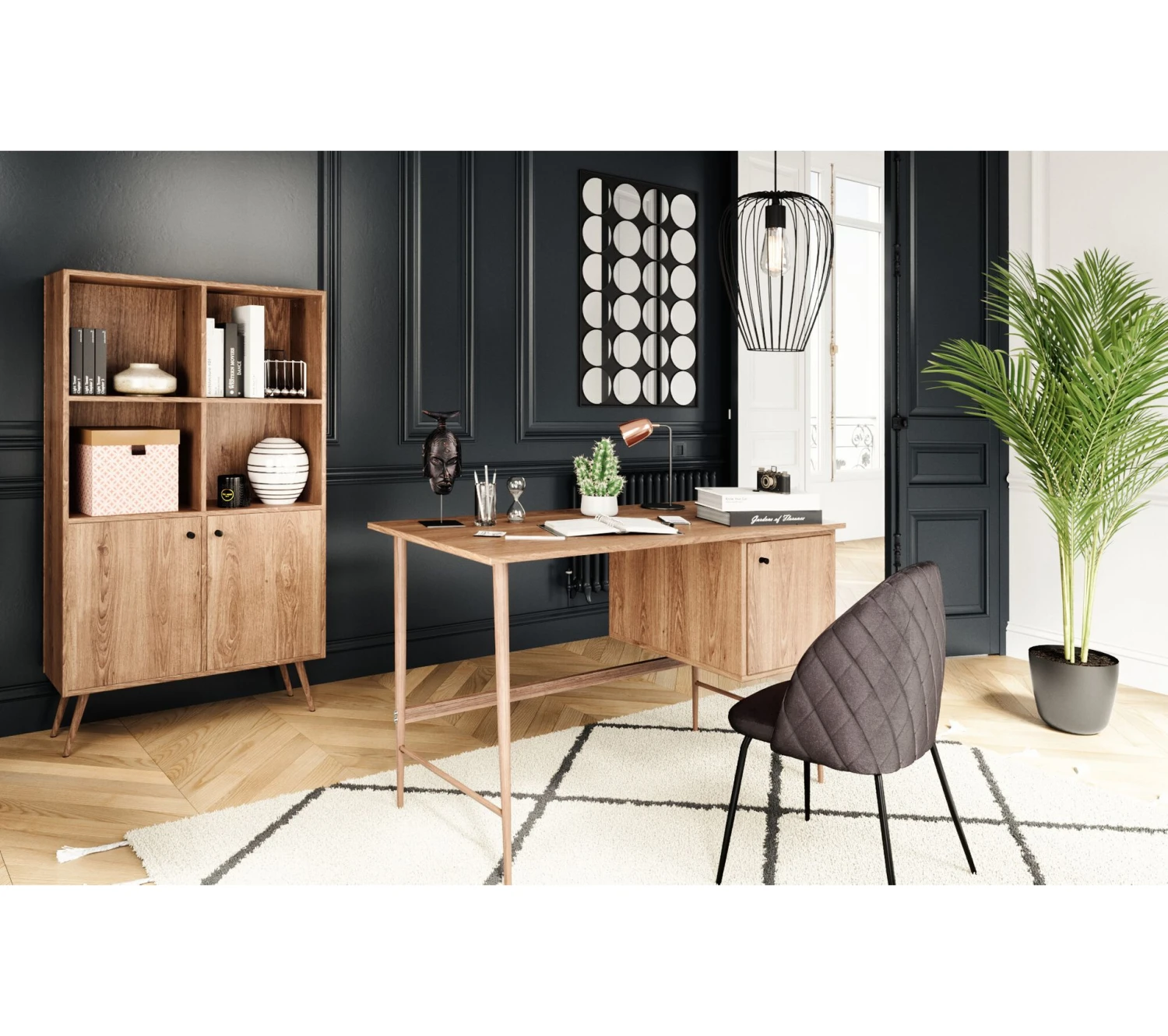 Le moins cher 👏 TIME Bureau 1 porte COLUMBUS Imitation chêne ❤️ 12 Le moins cher 👏 TIME Bureau 1 porte COLUMBUS Imitation chêne ❤️ – Image 10