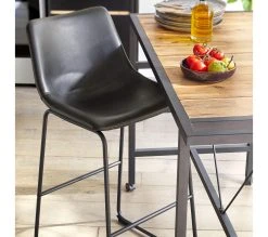 Top 10 😀 TIME Tabouret de bar H.73 ROMANE noir 🛒 -Espace Déco Magasin 4894223221726 AMB31