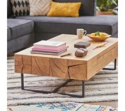 Acheter 👍 Table basse TIME placage chêne WOODS ⭐
