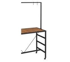 Grosses soldes ✨ TIME Mange debout QUITO Acacia et noir 🥰 -Espace Déco Magasin 4894223227391 D