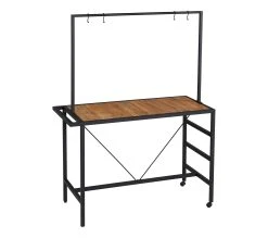 Grosses soldes ✨ TIME Mange debout QUITO Acacia et noir 🥰 -Espace Déco Magasin 4894223227391 Q