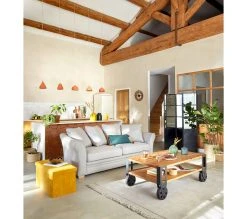 Top 10 👍 TIME Table basse industriel WINSTON Noir / imitation ch&ecirc;ne ✨ -Espace Déco Magasin 4894223227865 AMB9 262974