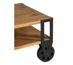 Top 10 👍 TIME Table basse industriel WINSTON Noir / imitation ch&ecirc;ne ✨ -Espace Déco Magasin 4894223227865 D