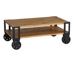 Top 10 👍 TIME Table basse industriel WINSTON Noir / imitation ch&ecirc;ne ✨ -Espace Déco Magasin 4894223227865 Q