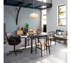 Bon marché ✔️ TIME Fauteuil KURO polyuréthane noir 😀